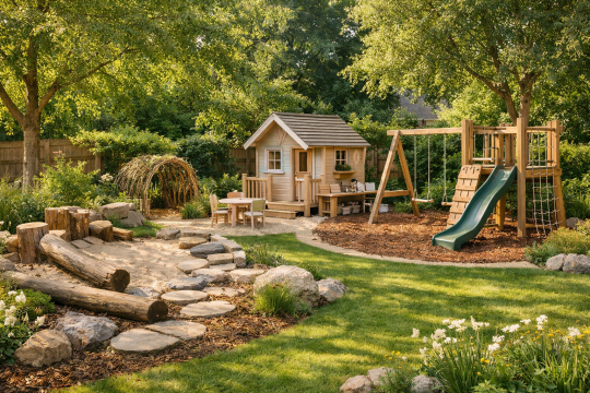 Permalink to Die besten 3 Spielecke Garten Ideen die Kinder lieben und Eltern entspannen