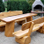 Gartenbank Holz Massiv Antikes Design Und Attraktive, Stark Und Machte Zunehmend Künstlerische Gartengestaltung