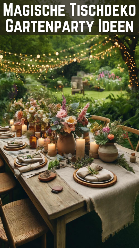 Permalink to Magische Tischdeko Gartenparty Ideen die Deine Gäste beeindrucken werden