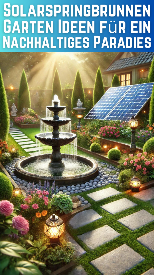 Permalink to Solarspringbrunnen Garten Ideen für ein Nachhaltiges Paradies