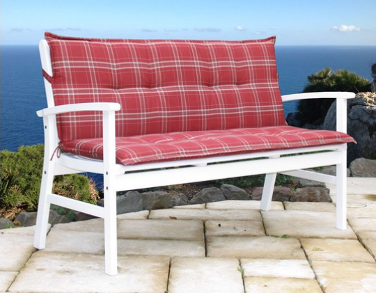 Permalink to Auflagen Für Gartenbank Kaufen Mit Roten Karierten Schön Und Gemütlich