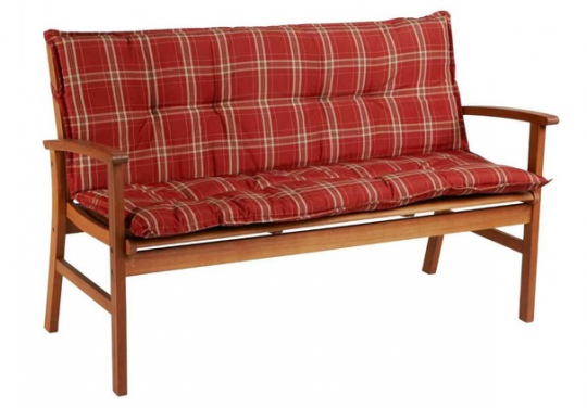 Permalink to Auflagen Für Gartenbank Lang Und Ohne Rückenlehne Karminroten