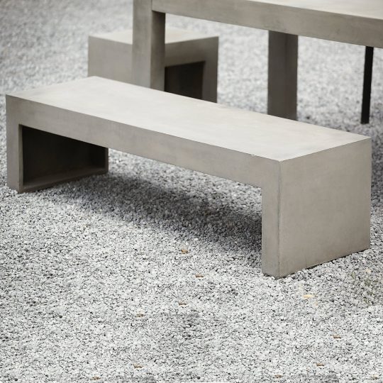 Permalink to Beton Gartenbank Jan Kurz Grau