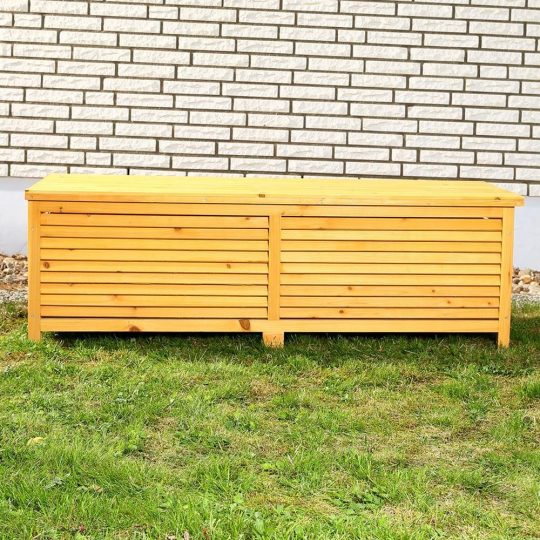 Permalink to Designer Bank Garten Auflagenbox Holztruhe