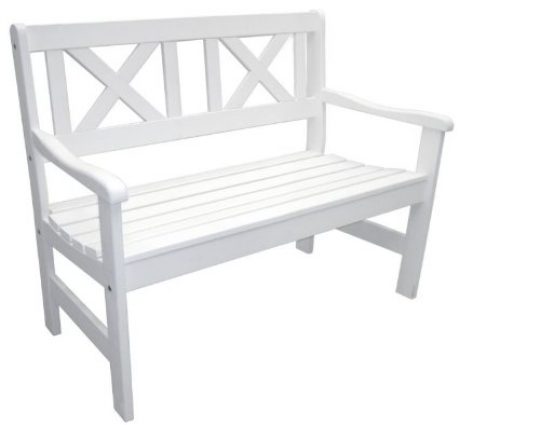 Permalink to Die Kleine Gartenbank Gedicht 2 Sitzer Weis Aus Holz