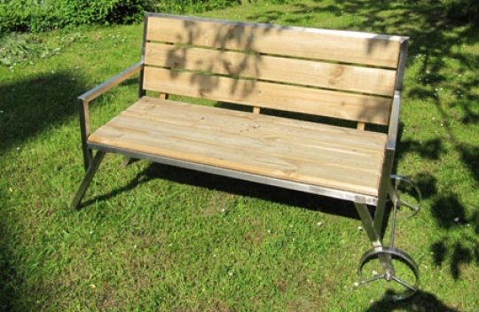 Permalink to Edelstahl Gartenbank Preisvergleich Metallrahmen Und Holz Breit Und Robust