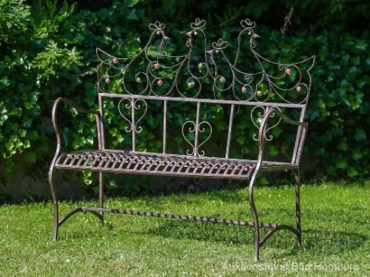 Permalink to Englische Gartenbank Eisen Nostalgische