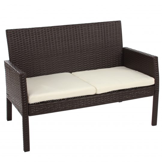 Permalink to Gartenbank 100 Cm Breit Polyrattan Schwarz