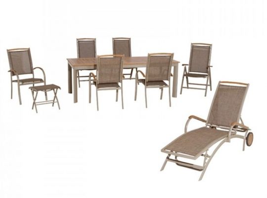 Permalink to Gartenbank Alu Champagner