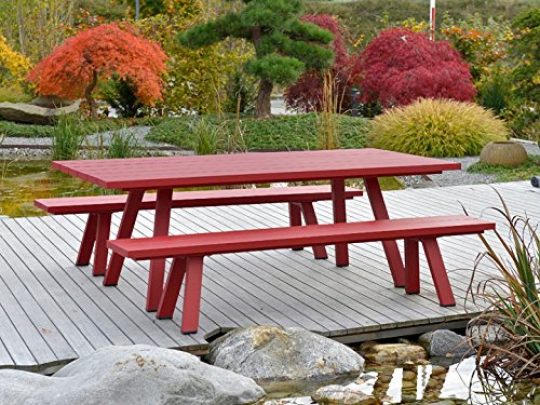 Permalink to Gartenbank Alu Rot