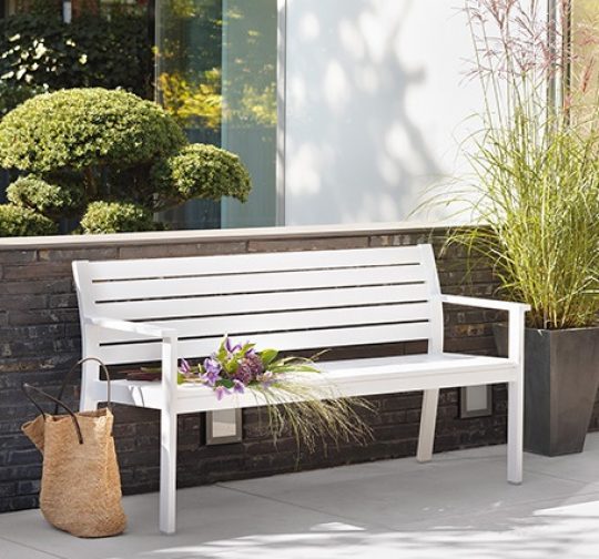 Permalink to Gartenbank Auflagen Bauhaus Für Zwei Personen Aus Holz Weiß Lackiert Farbe
