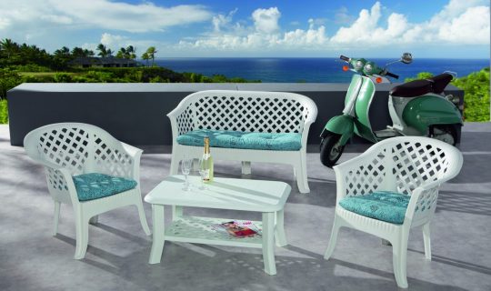 Permalink to Gartenbank Design Kunststoff 4 Teilig Modern