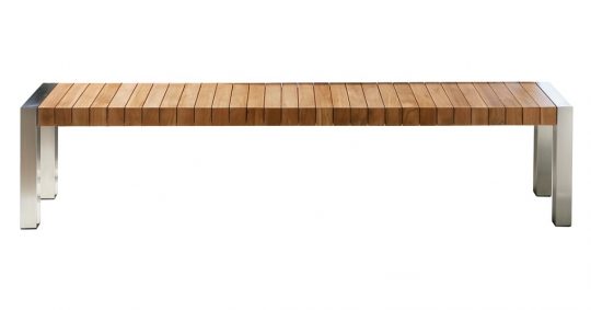 Permalink to Gartenbank Edelstahl Teak Lang Mit Sitz Aus Holz Und Metall Beine Bequem