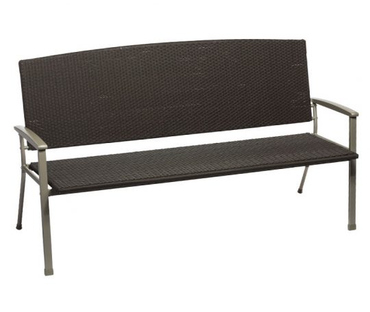 Permalink to Gartenbank Geflecht 3 Sitzer Rivolo Bench Mit Armlehnen Und Rückenlehne Schön