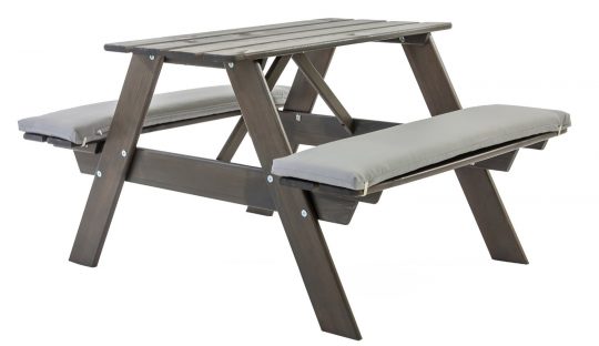 Permalink to Gartenbank Grau Mit Tisch Ambientehome Spielbank Spieltisch Taupegrau