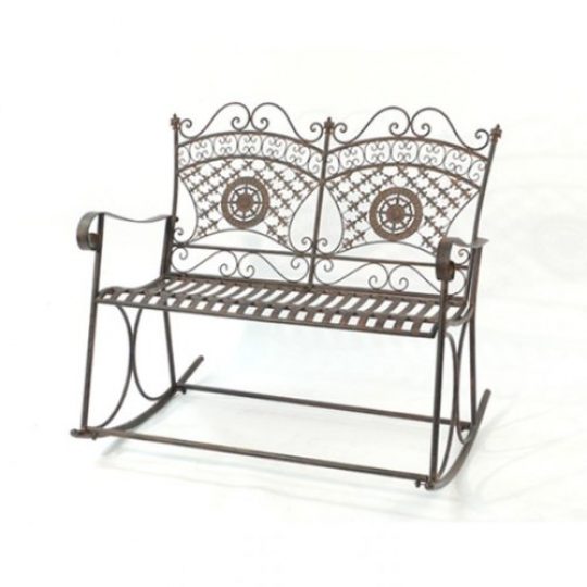 Permalink to Gartenbank Gusseisen Antik Schaukelbank