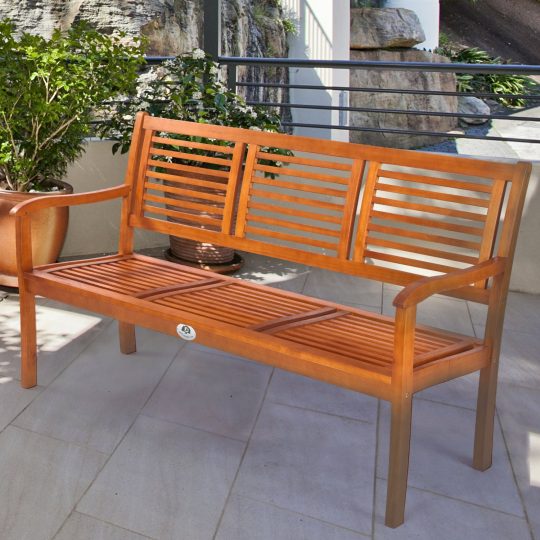 Permalink to Gartenbank Holz 3 Sitzer