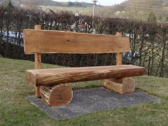 Permalink to Gartenbank Holz Massiv Rustikal