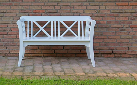 Permalink to Gartenbank Holz Weiss