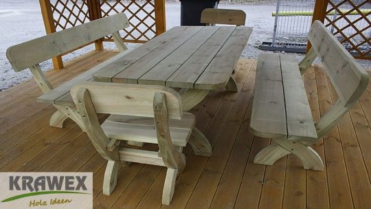 Permalink to Gartenbank Holz Weiss Massiv