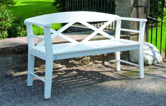 Permalink to Gartenbank Holzbank Weiß