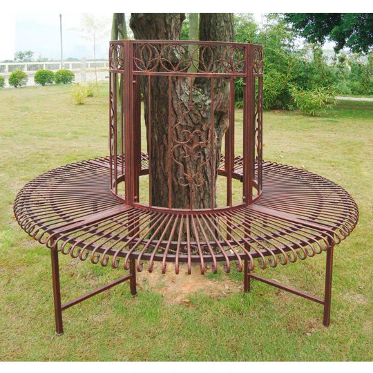 Permalink to Gartenbank Metall Baum