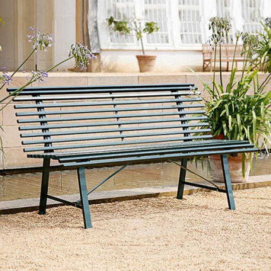 Permalink to Gartenbank Metall Ohne Armlehne Grun