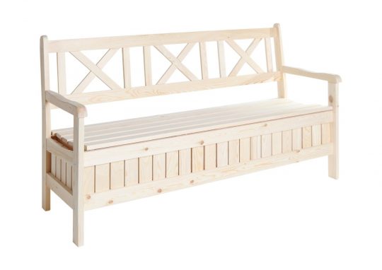 Permalink to Gartenbank Mit Stauraum 3 Sitzer Ticaa Massivholz
