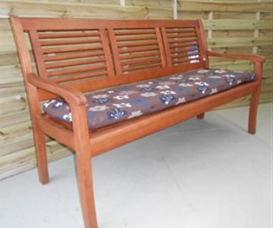 Permalink to Gartenbank Paolo 3 Sitzer Holzbank Eukabank Auflage Blume
