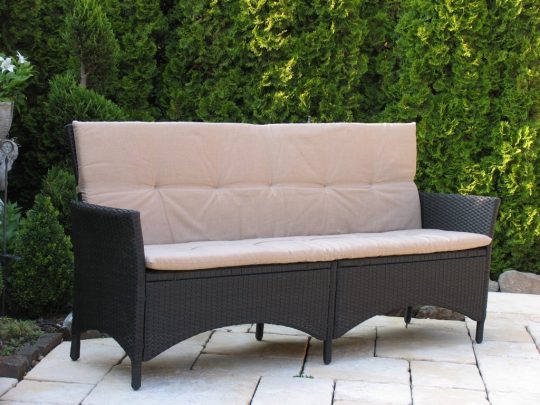 Permalink to Gartenbank Rattan 2 Sitzer Lanzarote Personen Schwarz