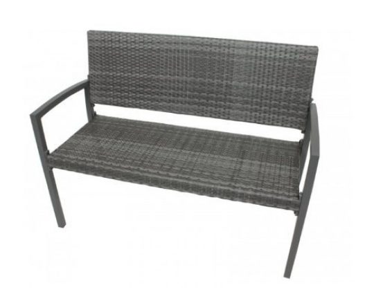 Permalink to Gartenbank Rattan Kunststoff Sitzbank Parkbank Braun