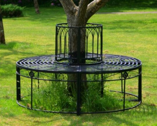 Permalink to Gartenbank Rund Um Baum Bauanleitung Schwarz Ischia Aufstellung