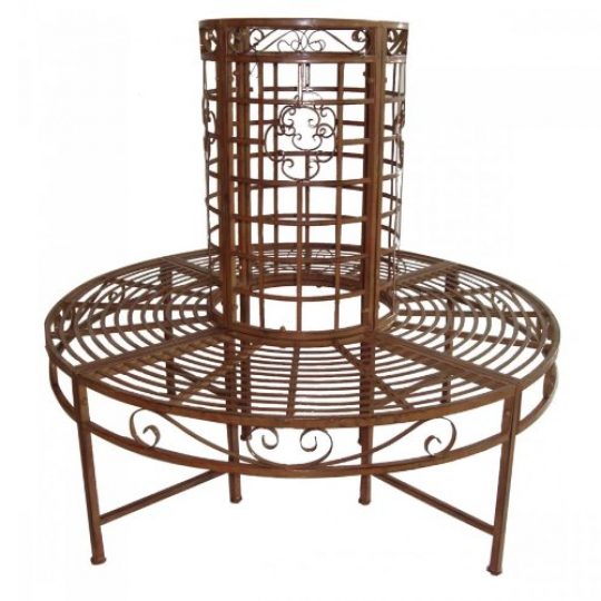 Permalink to Gartenbank Rundbank Rost Bronze