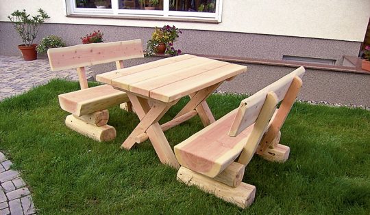 Permalink to Gartenbank Selber Bauen Baumstamm Gartengarnitur Rustikal