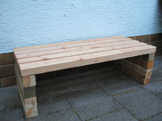 Permalink to Gartenbank Selber Bauen Einfach Holz Massiv
