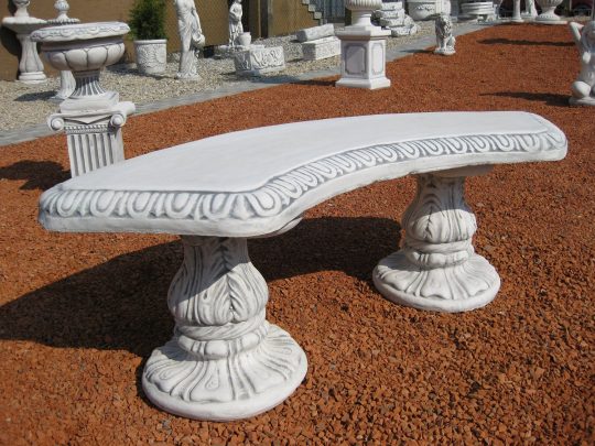 Permalink to Gartenbank Stein Halbrund Herrliche Sitzbank Steinguss Frostfest