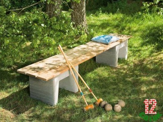 Permalink to Gartenbank Stein Holz Selber Bauen