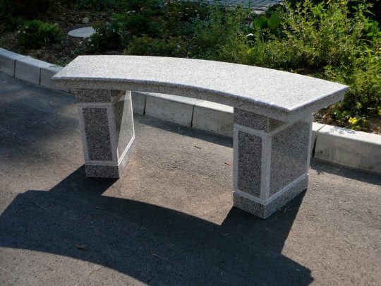 Permalink to Gartenbank Steinbank Granit Grauer Gebogen