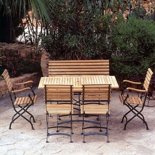 Permalink to Gartenbank Teak Alu