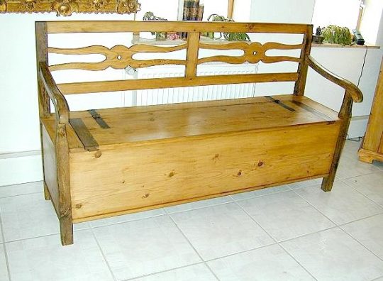 Permalink to Gartenbank Truhenbank Akazie Weiss Lackiert 2 Sitzer Gut Design Antik