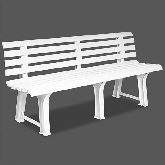 Permalink to Gartenbank Weiss Kunststoff