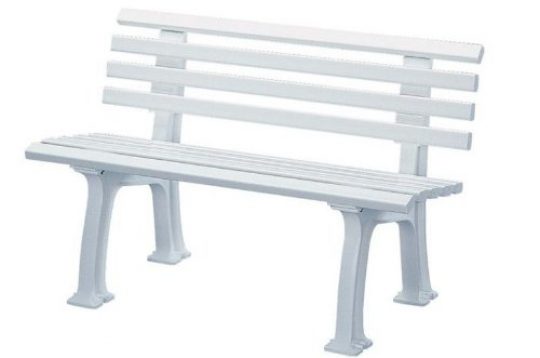 Permalink to Gartenbank Weiß Kunststoff Wetterfeste