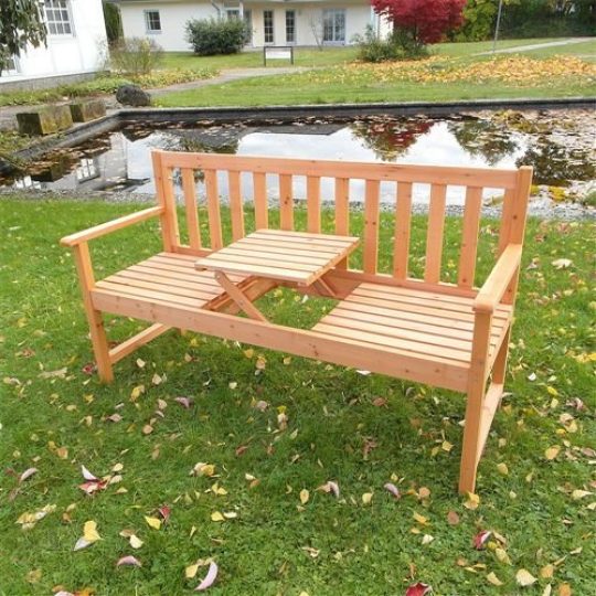 Permalink to Gartenbänke Mit Integriertem Tisch Klapptisch