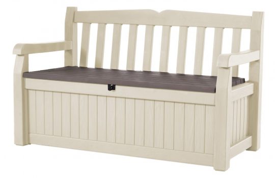 Permalink to Keter Gartenbank Mit Truhe Beige Braun