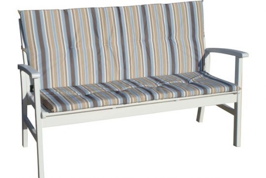Permalink to Kissen Für Gartenbank Grasekamp Rio Grande Fuer 3 Personen Weiss Mit Auflage Marine