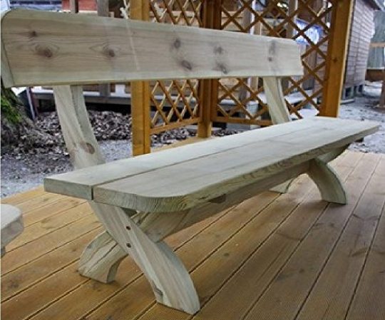 Permalink to Massive Gartenbank Holz Sitzgarnitur