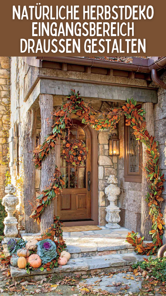 Permalink to Natürliche Herbstdeko: Einen einladenden Eingangsbereich draußen gestalten 🍁