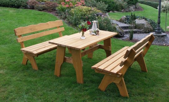 Permalink to Rustikale Gartenbank