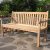 Teakholz Gartenbank 3 Sitzer